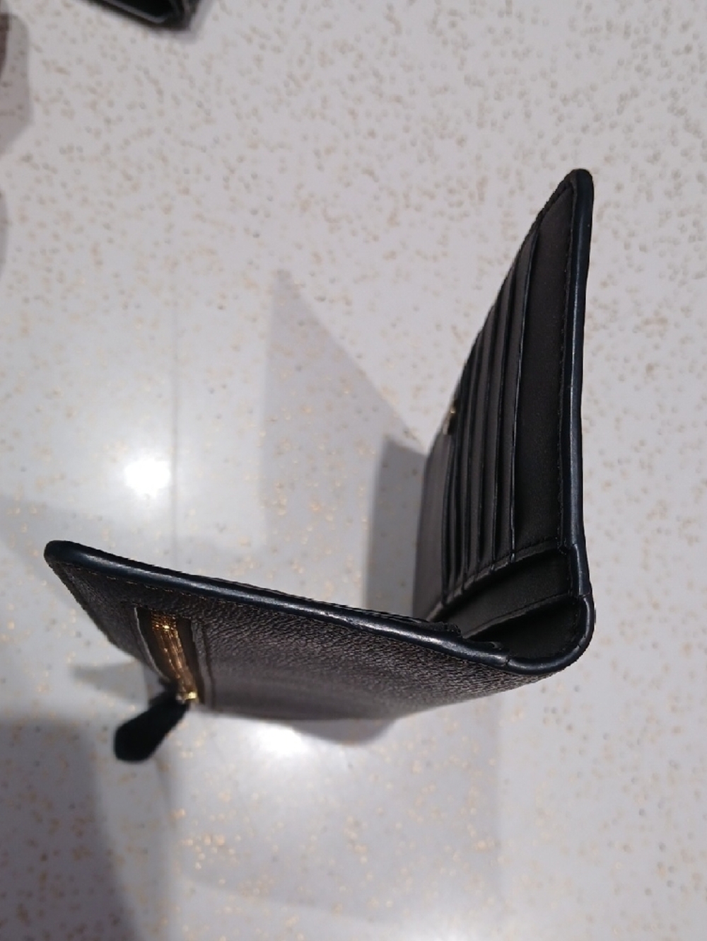 Coach Dark Brown Signature Wallet - Picture 6 of 10